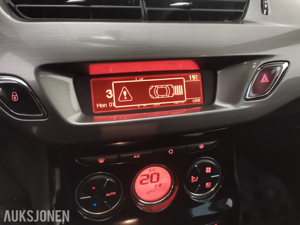 2010 Citroen C3 1.6 HDI 92HK EXCLUSIVE HENGERFESTE LAV KM CRUISE