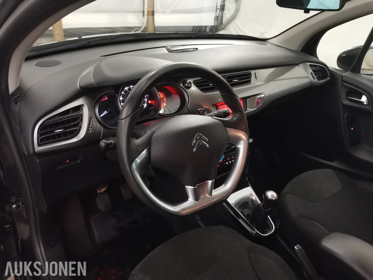 2010 Citroen C3 1.6 HDI 92HK EXCLUSIVE HENGERFESTE LAV KM CRUISE