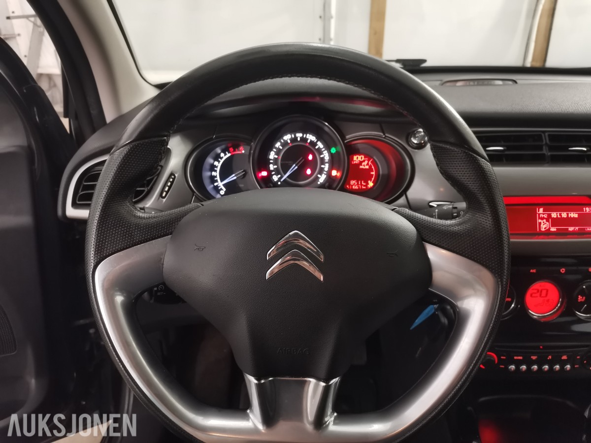 2010 Citroen C3 1.6 HDI 92HK EXCLUSIVE HENGERFESTE LAV KM CRUISE