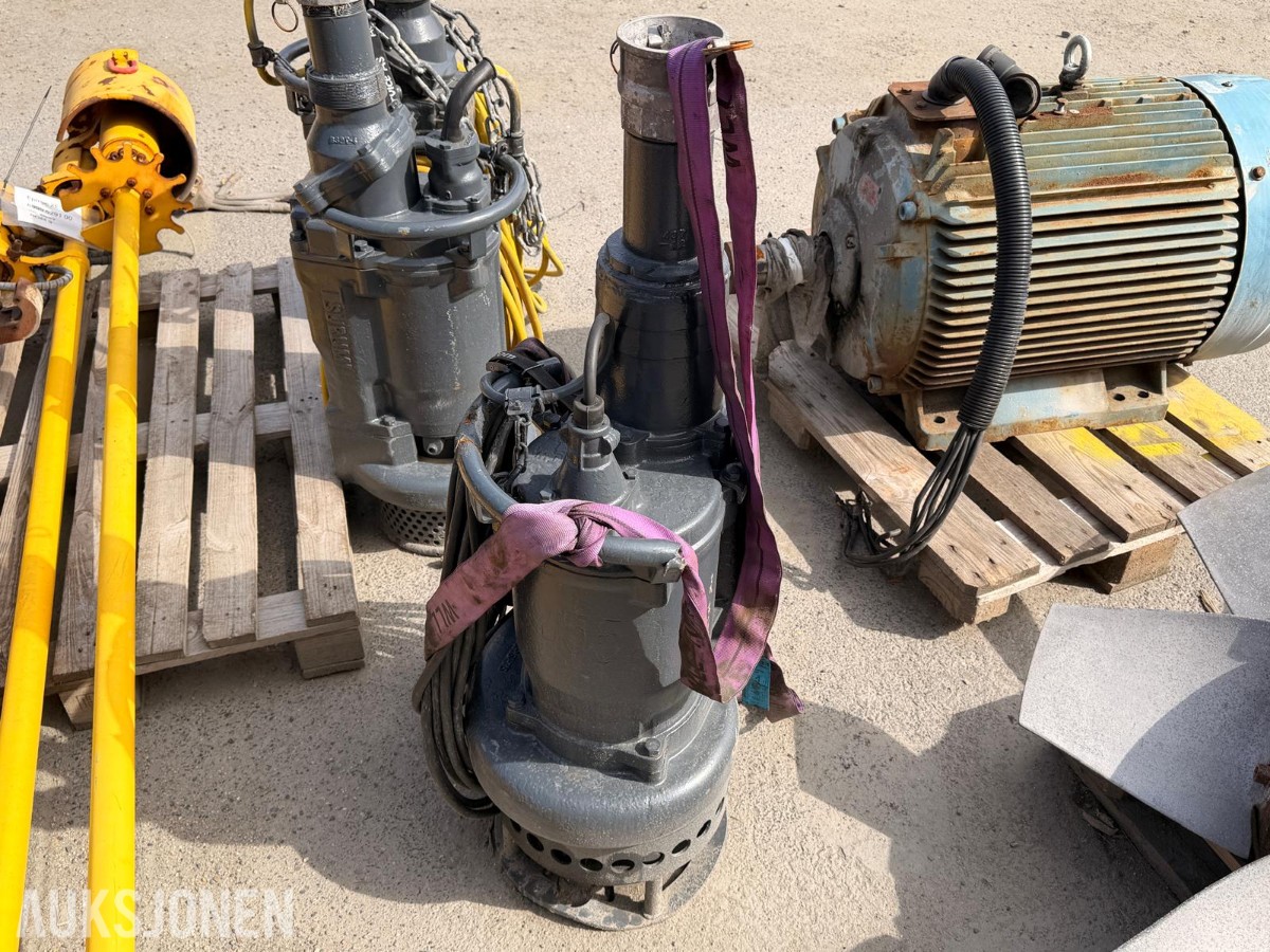 Tsurumi KRS2-100 nedsenkbar lensepumpe med strømkabel