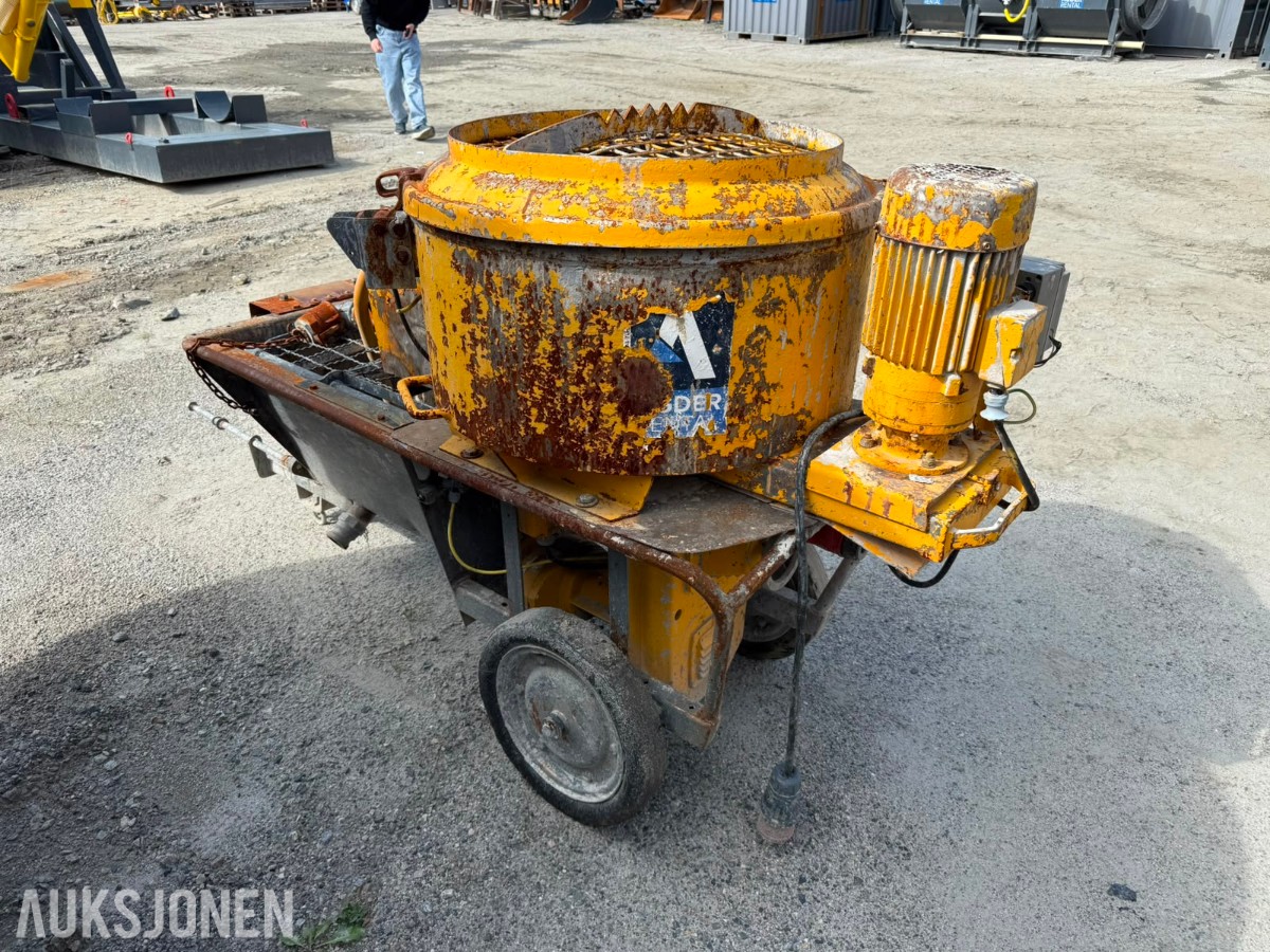 2015 Putzmeister S5 EVTM mørtel-/blandepumpe – reparasjonsobjekt