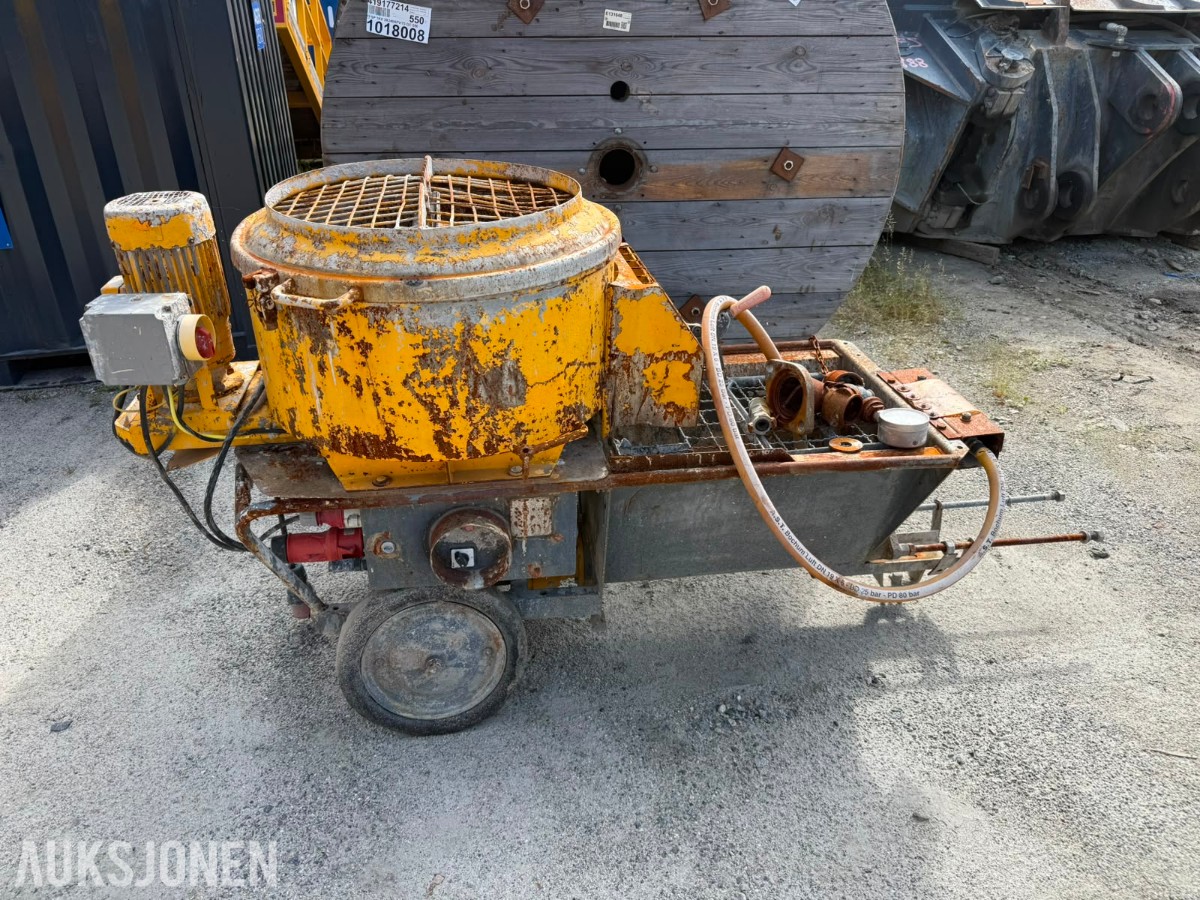 2015 Putzmeister S5 EVTM mørtel-/blandepumpe – reparasjonsobjekt