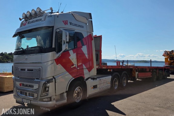 Volvo FH16 750 Trekkvogn med tralle, uttrekk, Sving med fjernkontroll, eu