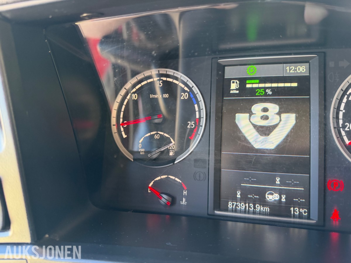 Scania R 580. Motivlakkert, Heltrukket innvendig, Manuell ++