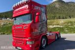 Scania R 580. Motivlakkert, Heltrukket innvendig, Manuell ++