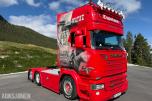 Scania R 580. Motivlakkert, Heltrukket innvendig, Manuell ++