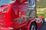 Scania R 580. Motivlakkert, Heltrukket innvendig, Manuell ++