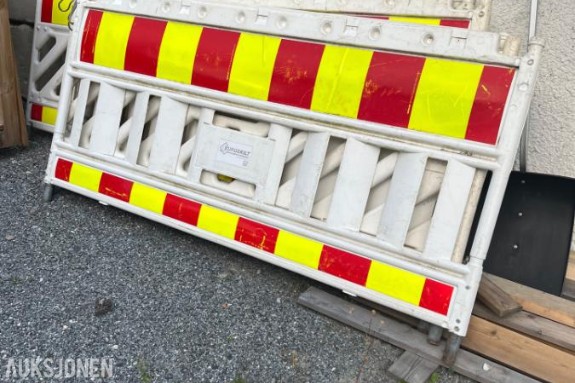 2024 Trafikkgjerde/ Plastgjerde med refleks - 20 gjerder