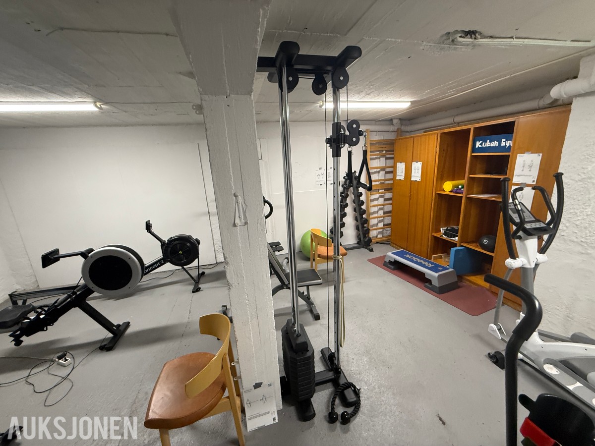 Komplett treningsrom – treningsapparater og utstyr