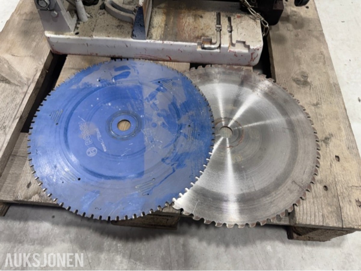 2 stk RIDGID 590-L metallkappsager med sagblader