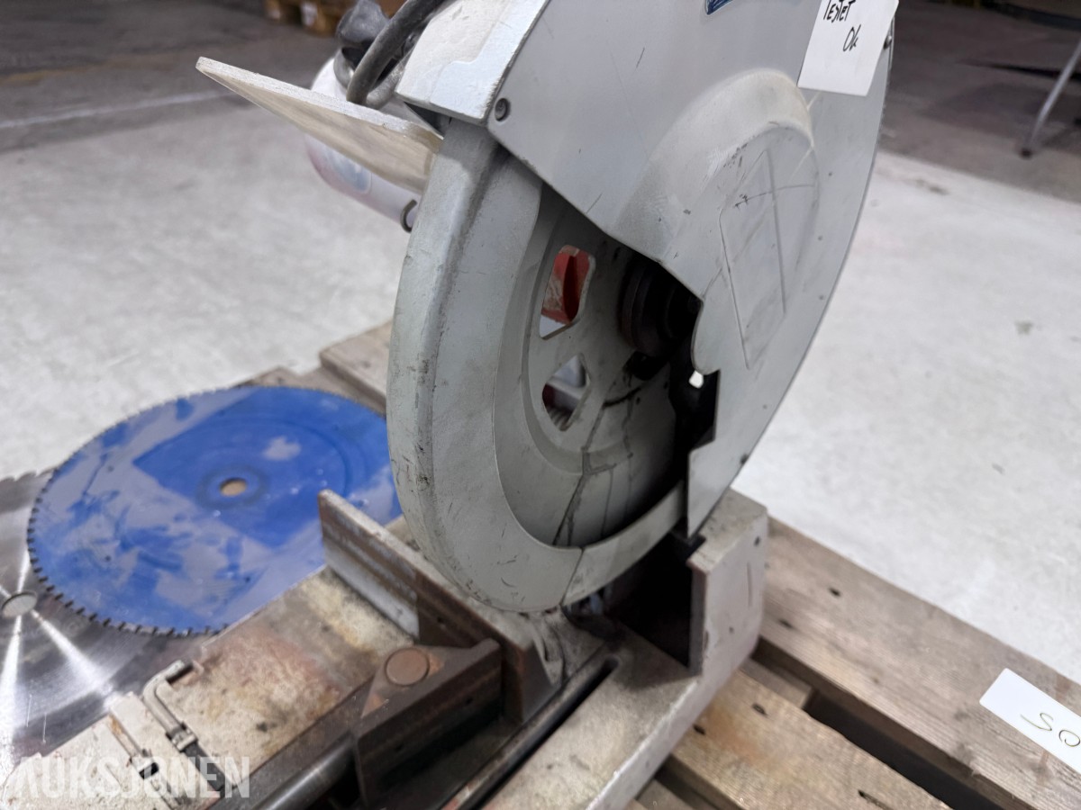 2 stk RIDGID 590-L metallkappsager med sagblader