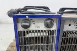 4 stk elektriske byggtørkere / varmevifter 2 kW