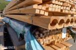 Furu. Pakke med utsorterte varianter materialer.