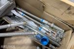 Fleksible metallslanger med koblinger og tilbehør