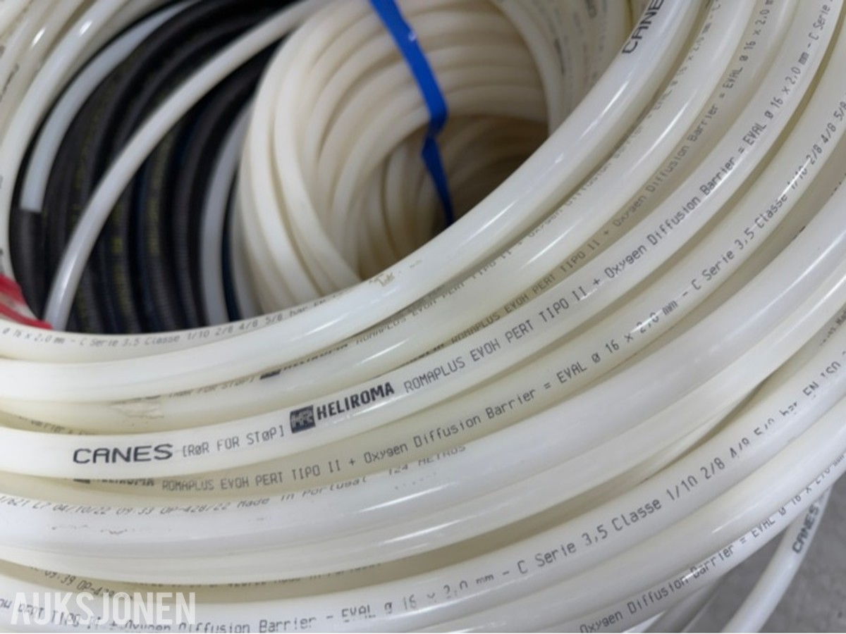 Heliroma Romaplus EVOH PE-RT 16x2 mm gulvvarmerør med varerør