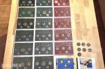 Norges bank-Myntsett samling-Proofcoin 1981-1998, 1878-1956