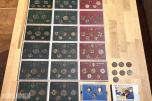 Norges bank-Myntsett samling-Proofcoin 1981-1998, 1878-1956