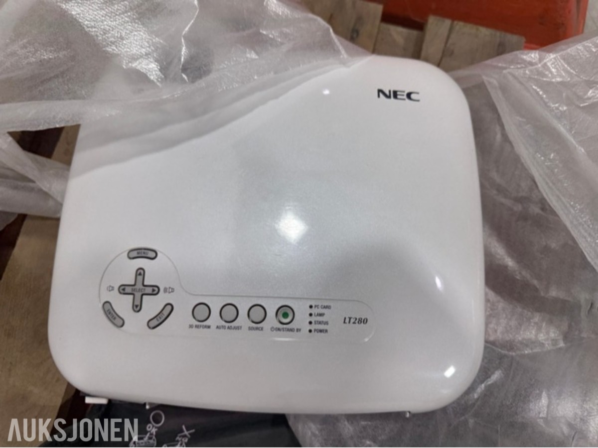 NEC LT280 LCD-projektor med fjernkontroll