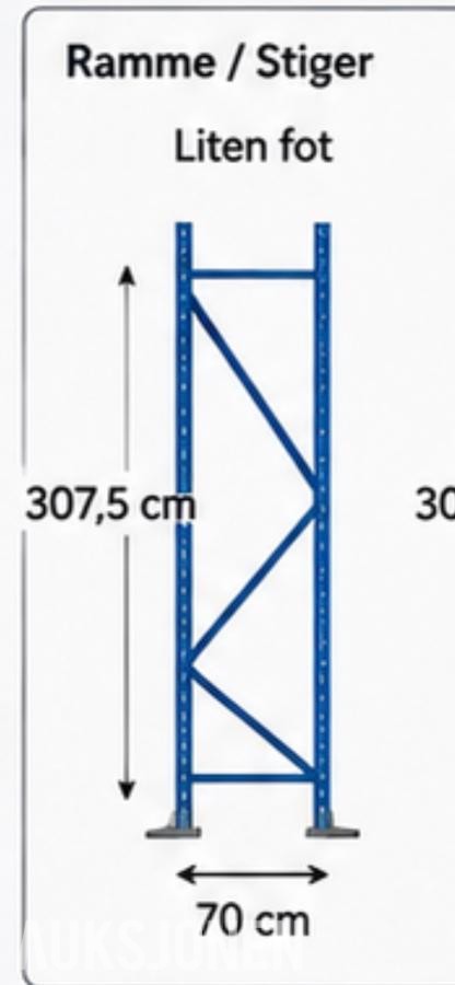 Provost Pallereoler - ca. 40 meter / 232 pallplasser