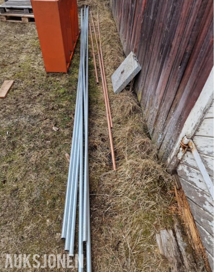 Vann og kobber rør 6m×40mm