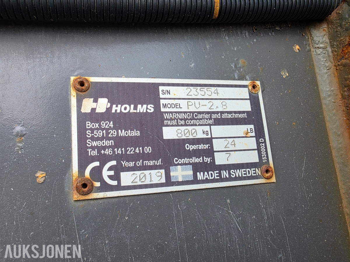 2019 Holms vikeplog PV-2,8