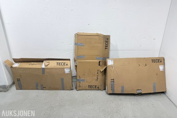 3 stk TECEprofil Uni innbyggingssisterner – 1120 mm