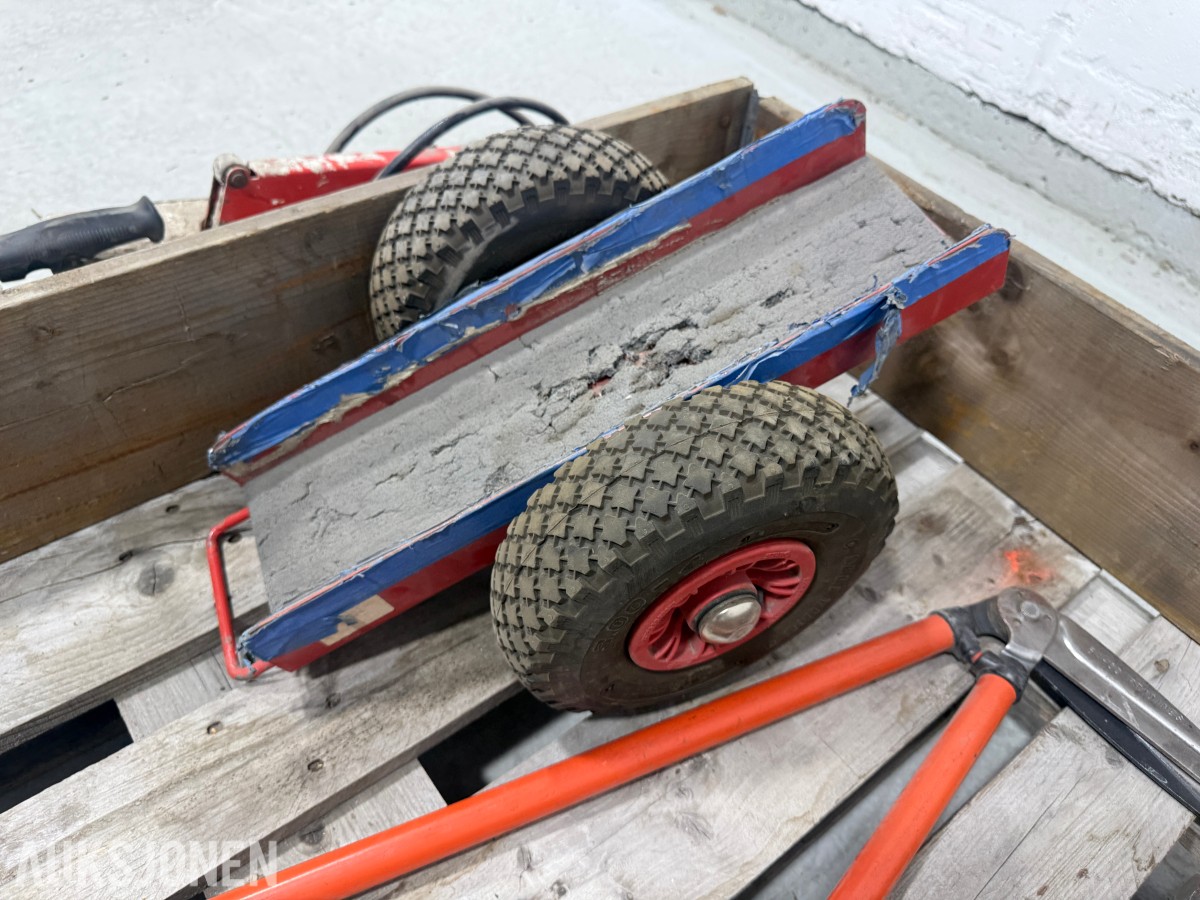 RIDGID trykkprøvepumper, Bahco platesaks og transportvogn