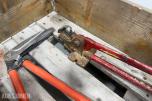 RIDGID trykkprøvepumper, Bahco platesaks og transportvogn