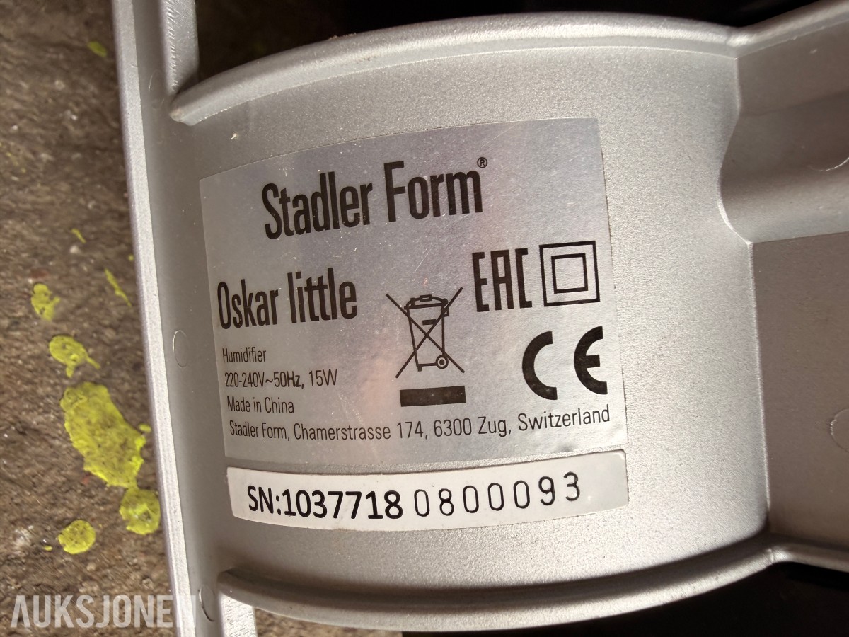 STADLER FORM OSKAR LITTLE LUFTFUKTERE - 2STK