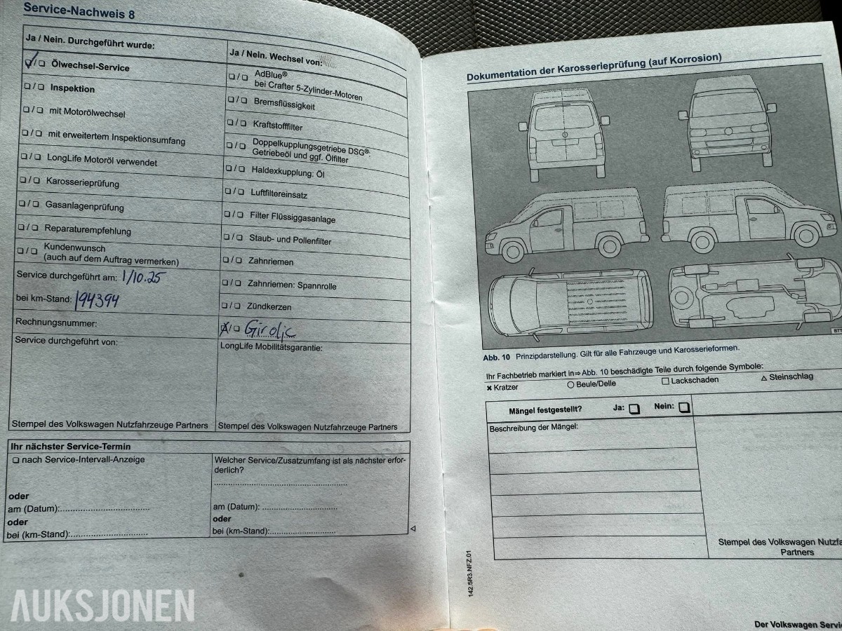 2014 Volkswagen CARAVELLE 2.0-102 D, 204471km, 1 EIER