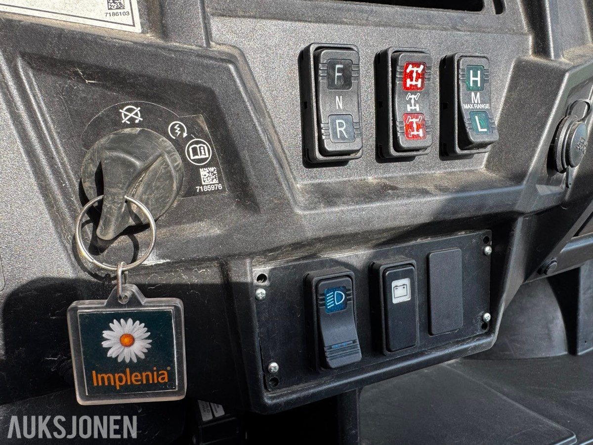 2017 Polaris Ranger EV – elektrisk arbeidsmaskin med firehjulstrekk, KUN 3548KM