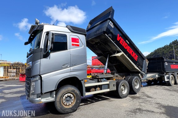 2018 Volvo FH 540 tippbil - tandem / 6X4 hjuldrift - EU godkjent til 30.06.2027