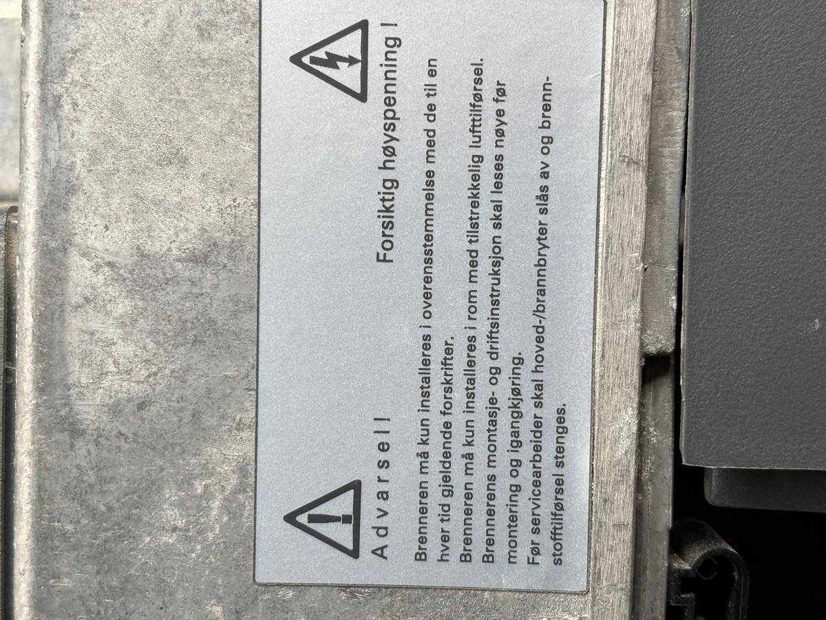 3stk Weishaupt WG20F/1-C LN gassbrenner for propan - 80-200kW