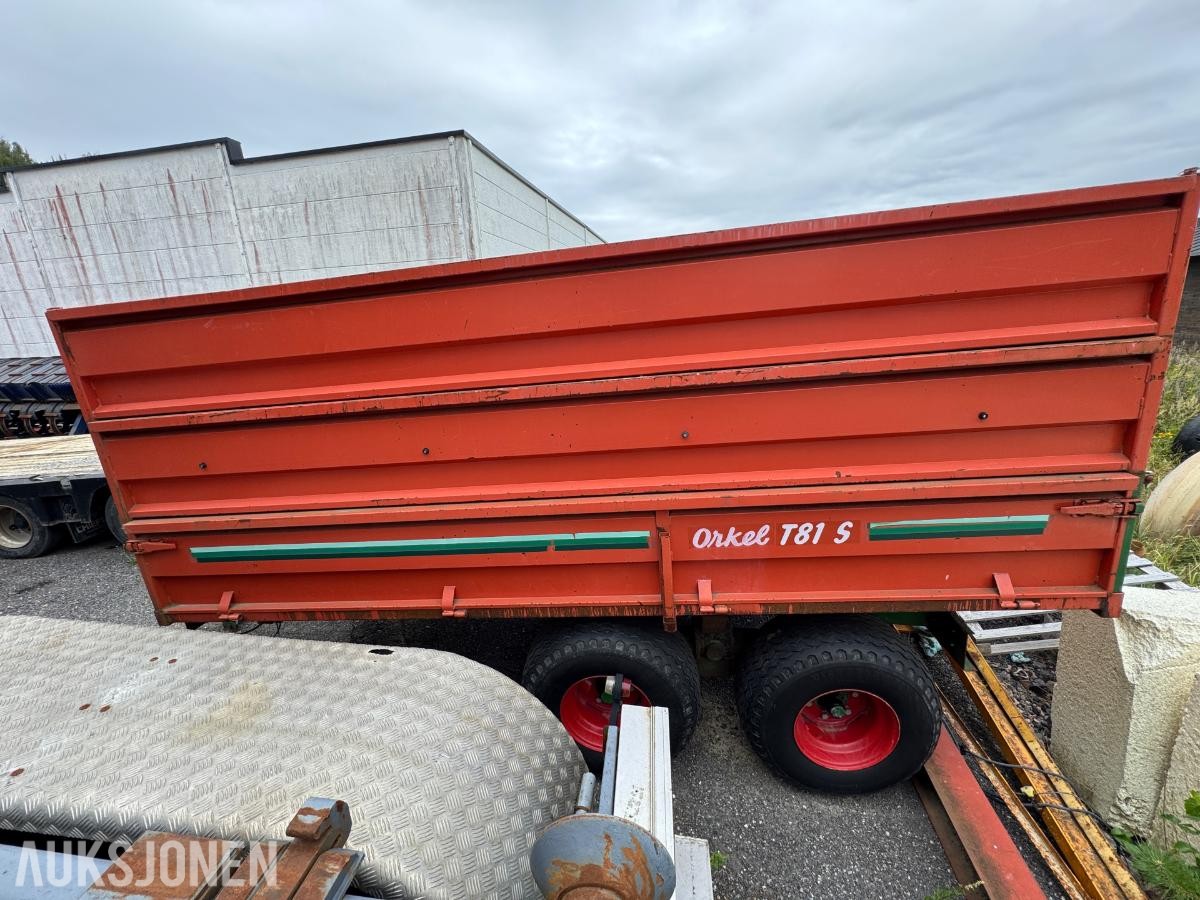 1988 Orkel T81 S traktorhenger / 2 akslet 
