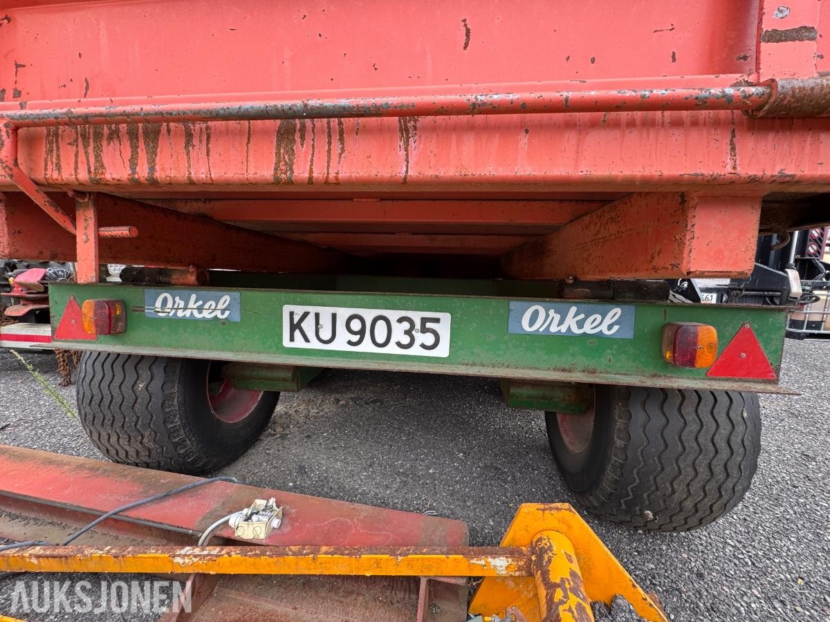 1988 Orkel T81 S traktorhenger / 2 akslet 