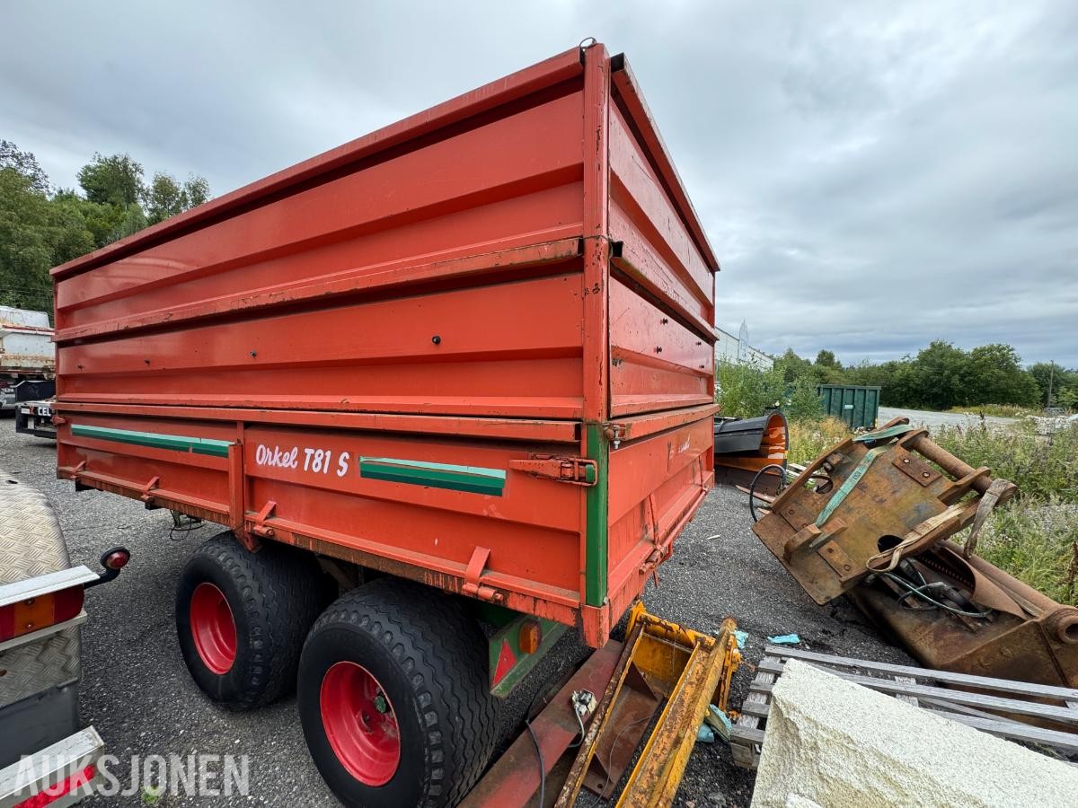 1988 Orkel T81 S traktorhenger / 2 akslet 