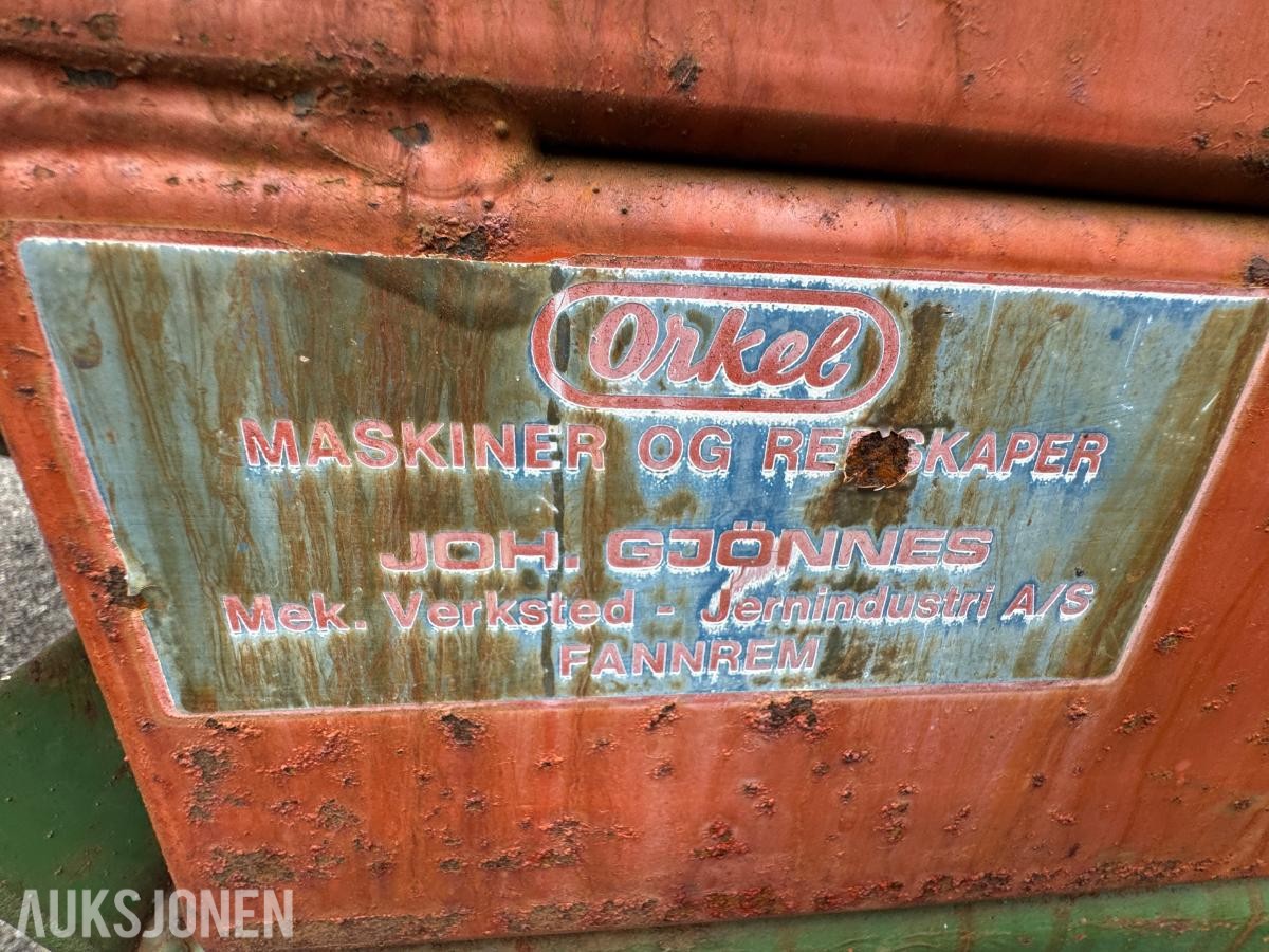 1988 Orkel T81 S traktorhenger / 2 akslet 