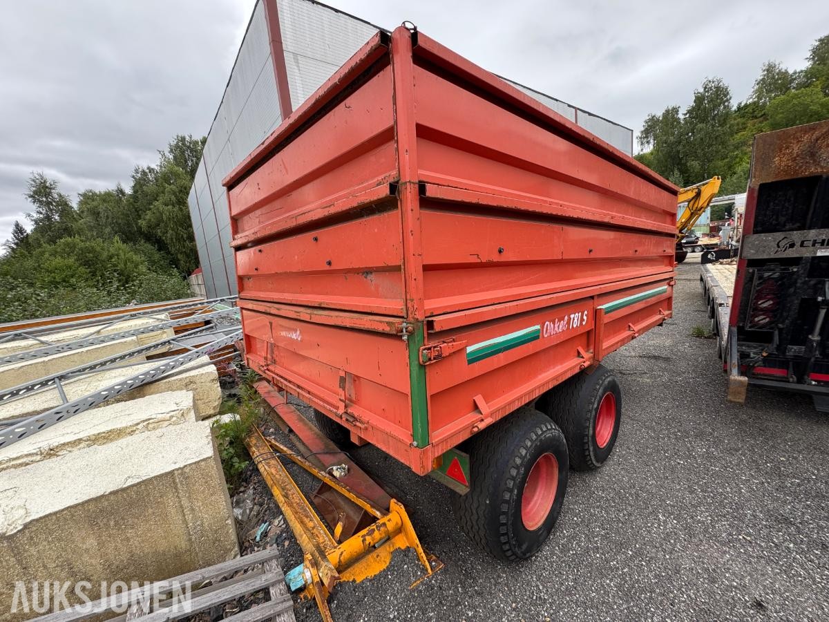 1988 Orkel T81 S traktorhenger / 2 akslet 