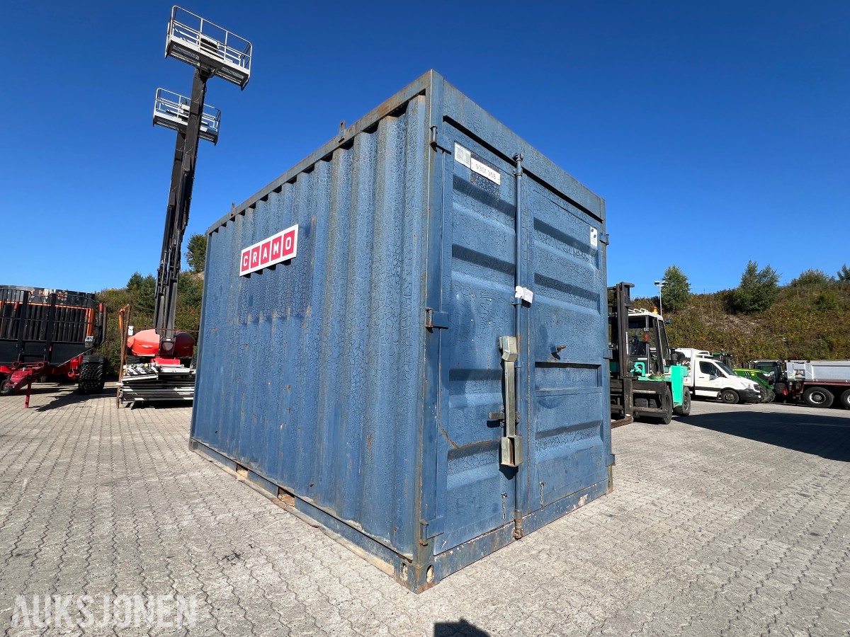 15 fot BNS 10-C13-LC sagcontainer med Ernex gjerdesag