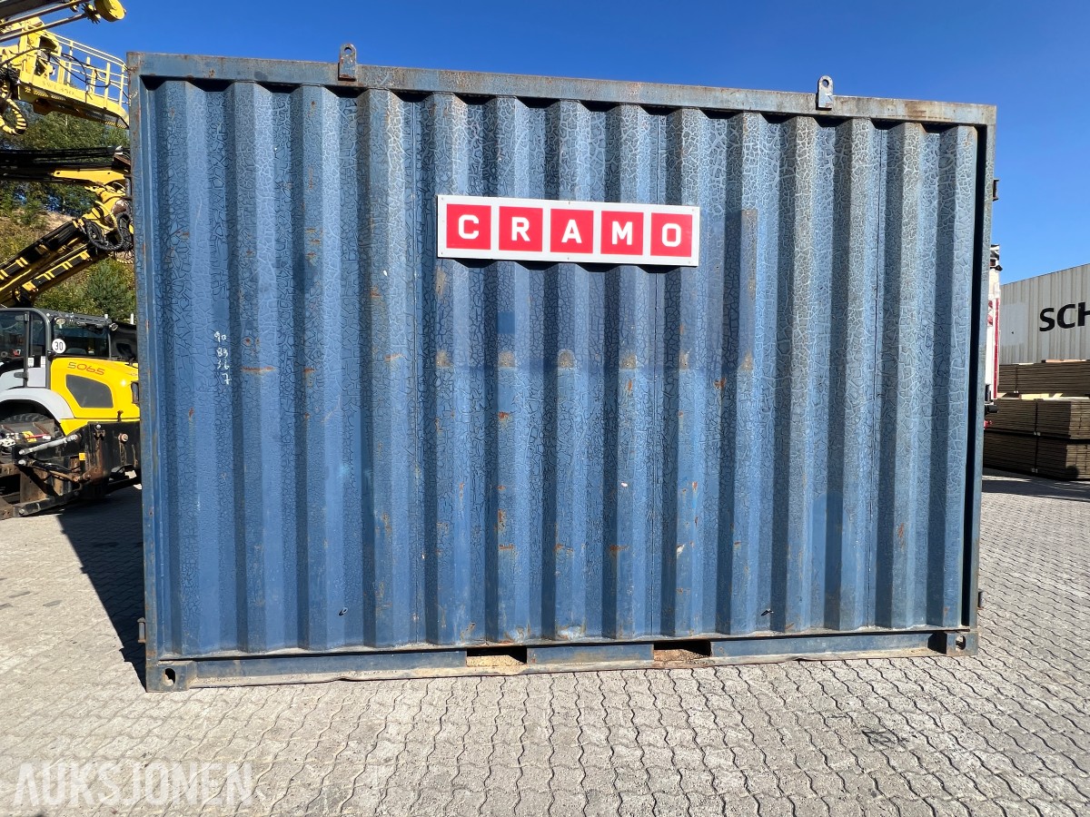 15 fot BNS 10-C13-LC sagcontainer med Ernex gjerdesag