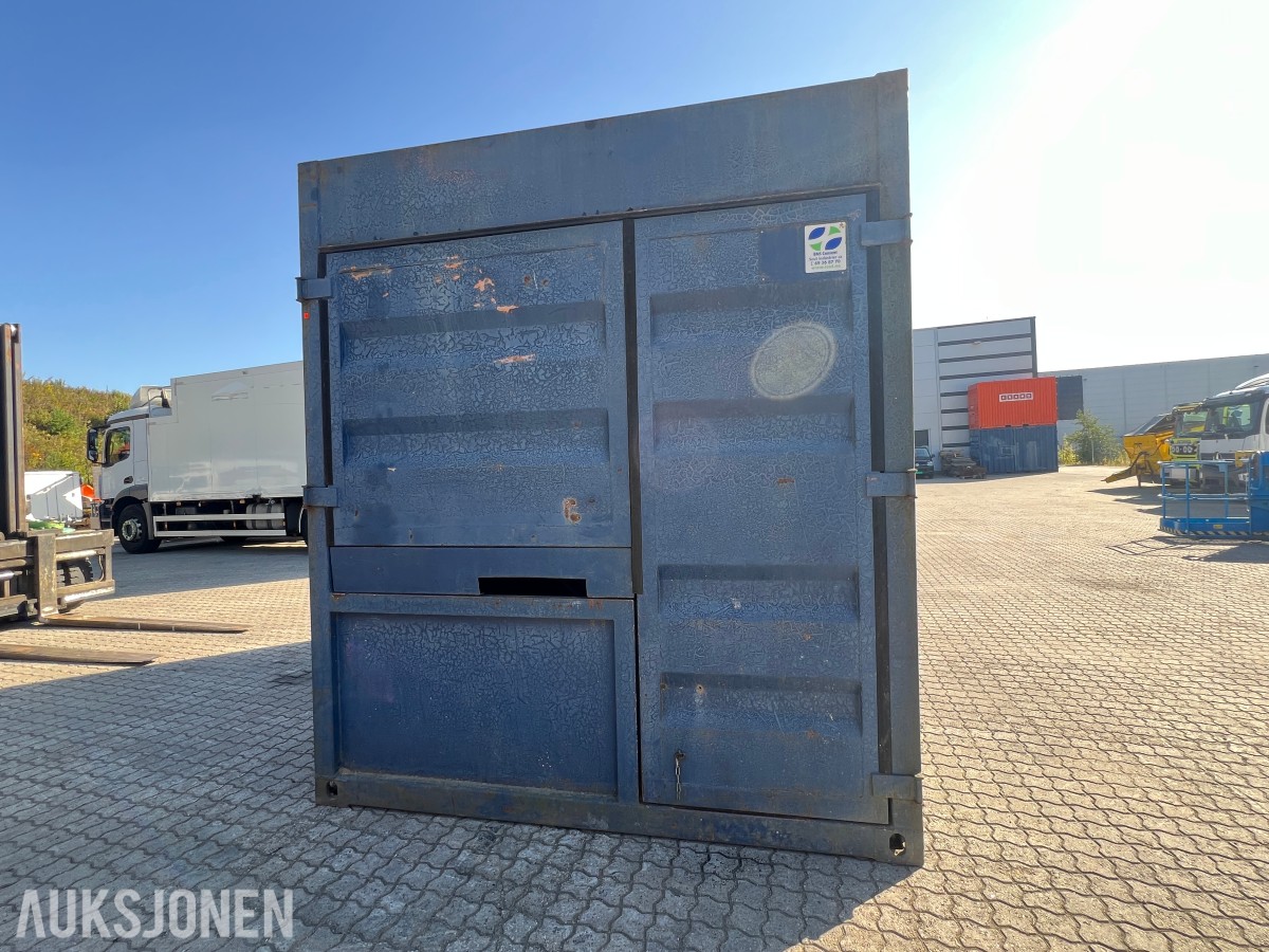 15 fot BNS 10-C13-LC sagcontainer med Ernex gjerdesag