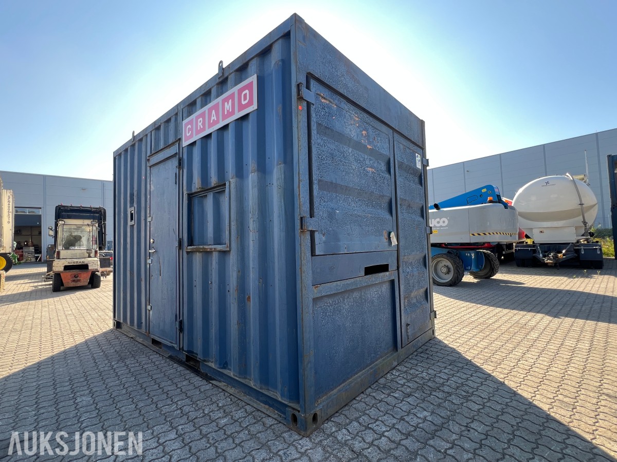 15 fot BNS 10-C13-LC sagcontainer med Ernex gjerdesag