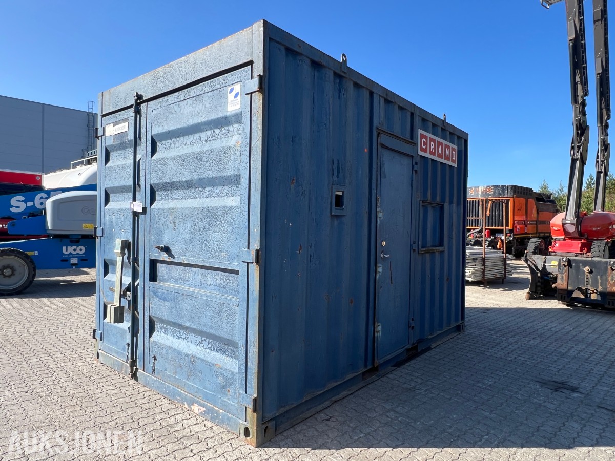15 fot BNS 10-C13-LC sagcontainer med Ernex gjerdesag
