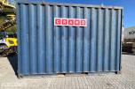 15 fot BNS 10-C13-LC sagcontainer med Ernex gjerdesag