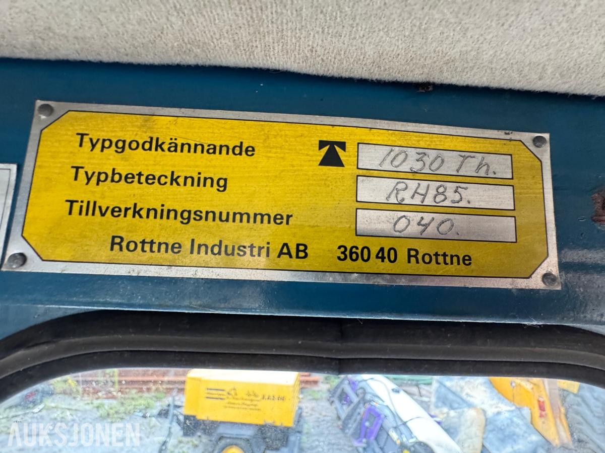 1986 Rottne Rapid / snoken 6 WD-H hogstmaskin
