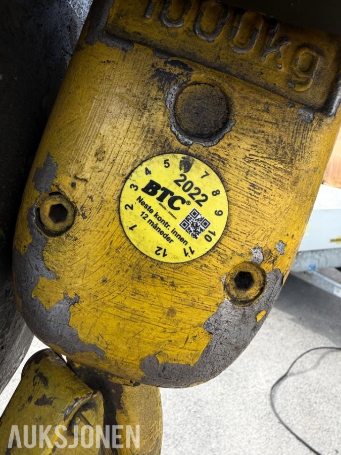 DEMAG elektrisk kjettingtalje 500/1.000 kg