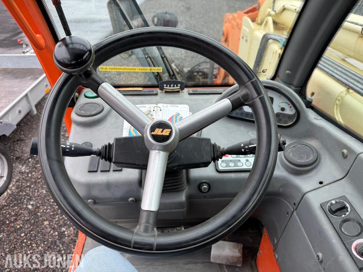 2008 JLG 4017 PS teleskoptruck med gafler og skuff