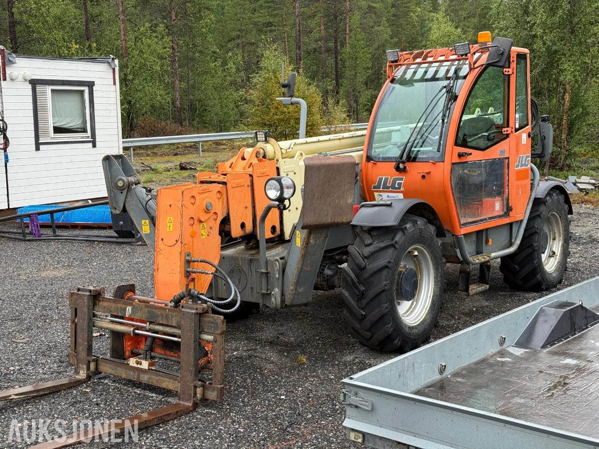 2008 JLG 4017 PS teleskoptruck med gafler og skuff