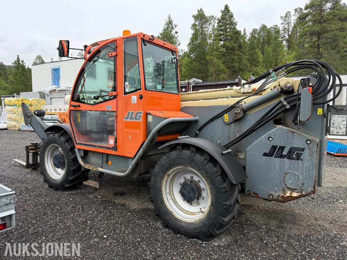 2008 JLG 4017 PS teleskoptruck med gafler og skuff