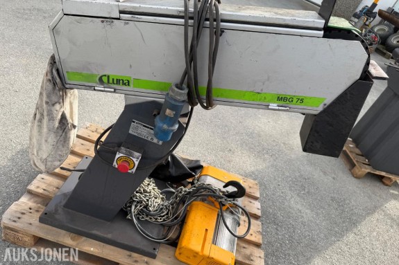 2019 Luna MBG 75 båndsliper – 3 kW – 75 × 2000 mm – 2019